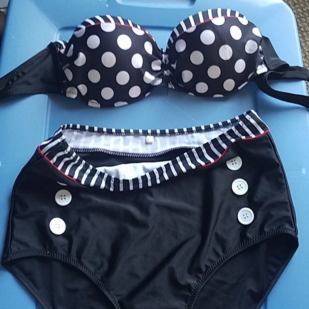 High waisted bikini